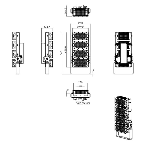 Hohe Qualität 300W LED Marine Beleuchtung für Marine 