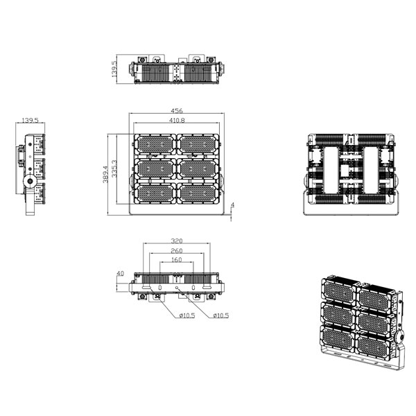 Hohe Qualität 420W LED Marine Beleuchtung für Marine 