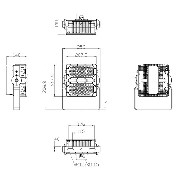 Hohe Qualität 150W LED Marine Beleuchtung 150W 