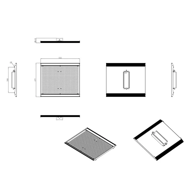 Quantum LED Wachsen Licht Board 150W/240W/300W Vollspektrum Wachsen Lampe für Innen 